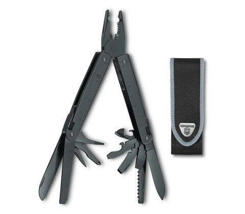 Мультитул Victorinox SwissTool BS, 115 мм, 29 функций, чёрный, нейлоновый чехол 3.0323.3CN от прозводителя Victorinox