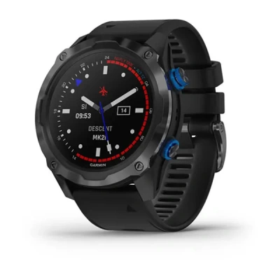 Garmin Descent Mk2i - 52 мм | Titanium Carbon Grey DLC with Black Band
