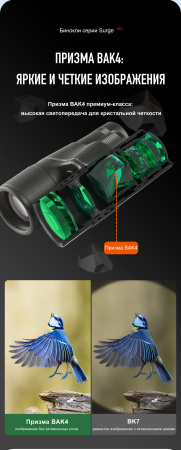 Бинокль Eyeskey Surge - 10x50 EyeS-B146 от прозводителя Eyeskey