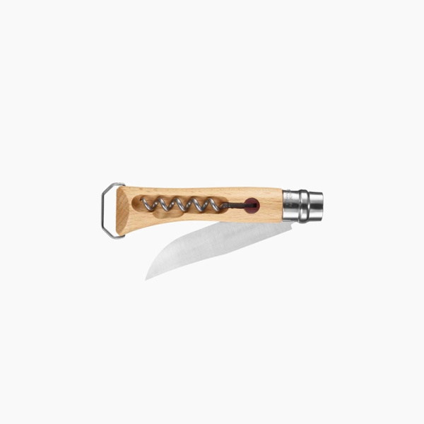 Нож Opinel №10, нержавеющая сталь, рукоять из бука, со штопором и открывалкой 002578 от прозводителя Opinel