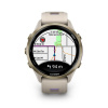 Garmin Forerunner 970 - | Soft Gold Titanium with French Grey Case and French Grey/Translucent Indigo Band