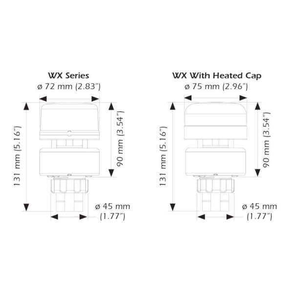 Метеостанция Airmar 110WX NMEA 0183/2000 - WS-110WX-RH WS-110WX-RH от прозводителя AIRMAR