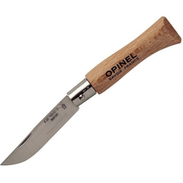 Нож Opinel №4, нержавеющая сталь, рукоять из бука, 121040 121040 от прозводителя Opinel