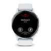 Garmin Venu 3 - 45 мм | Silver stainless steel bezel with whitestone case and silicone band